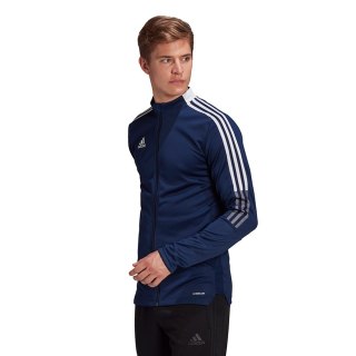 Bluza męska adidas Tiro 21 Track granatowa GH4474 Adidas teamwear