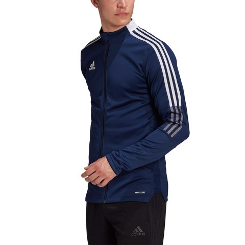 Bluza męska adidas Tiro 21 Track granatowa GH4474 Adidas teamwear Bluza męska adidas Tiro 21 Track granatowa GH4474 Adidas teamwear