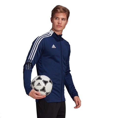 Bluza męska adidas Tiro 21 Track granatowa GH4474 Adidas teamwear Bluza męska adidas Tiro 21 Track granatowa GH4474 Adidas teamwear