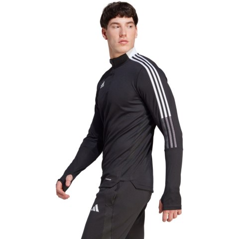 Bluza męska adidas Tiro 21 Training Top czarna GH7304 Adidas teamwear Bluza męska adidas Tiro 21 Training Top czarna GH7304 Adidas teamwear