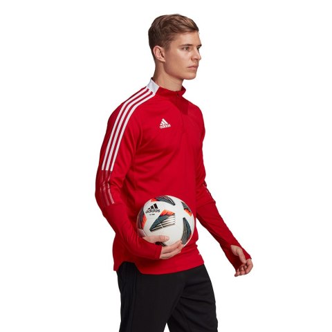 Bluza męska adidas Tiro 21 Training Top czerwona GH7303 Adidas teamwear Bluza męska adidas Tiro 21 Training Top czerwona GH7303 Adidas teamwear