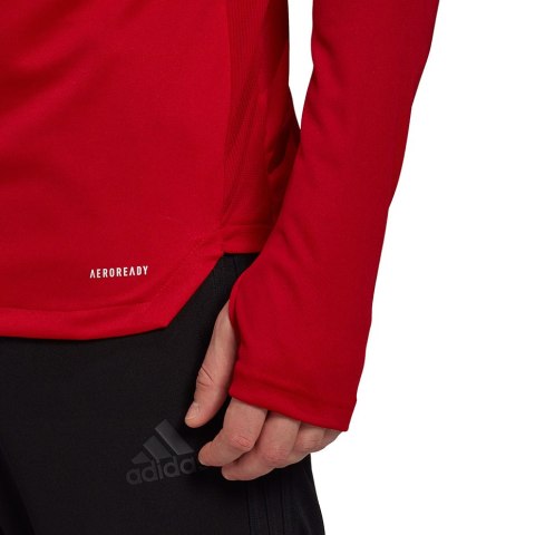 Bluza męska adidas Tiro 21 Training Top czerwona GH7303 Adidas teamwear Bluza męska adidas Tiro 21 Training Top czerwona GH7303 Adidas teamwear