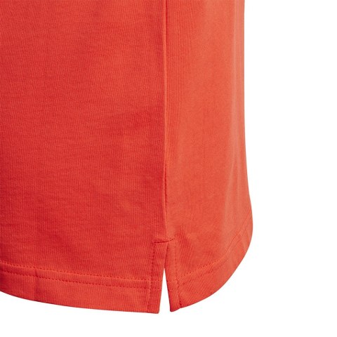 Koszulka dla dzieci adidas B 3S Tee pomarańczowa GK3194 Adidas Koszulka dla dzieci adidas B 3S Tee pomarańczowa GK3194 Adidas