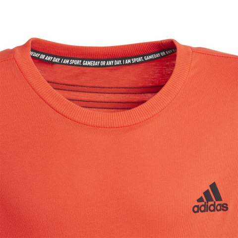 Koszulka dla dzieci adidas B 3S Tee pomarańczowa GK3194 Adidas Koszulka dla dzieci adidas B 3S Tee pomarańczowa GK3194 Adidas
