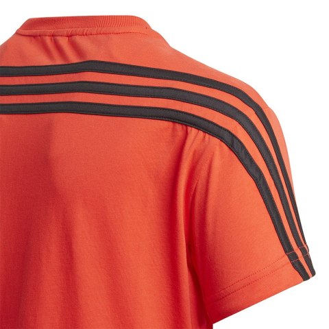 Koszulka dla dzieci adidas B 3S Tee pomarańczowa GK3194 Adidas Koszulka dla dzieci adidas B 3S Tee pomarańczowa GK3194 Adidas