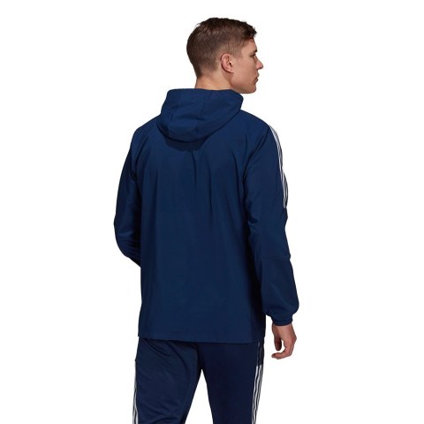 Kurtka męska adidas Tiro 21 Windbreaker granatowa GP4962 Adidas teamwear Kurtka męska adidas Tiro 21 Windbreaker granatowa GP4962 Adidas teamwear