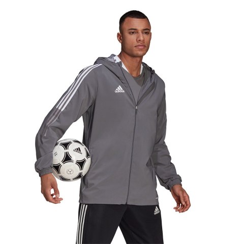 Kurtka męska adidas Tiro 21 Windbreaker szara GP4964 Adidas teamwear
