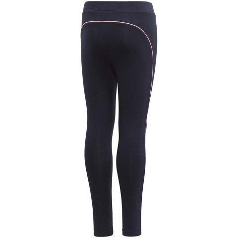 Legginsy dla dzieci adidas Lg Cot Tight granatowe GG3497 Adidas Legginsy dla dzieci adidas Lg Cot Tight granatowe GG3497 Adidas
