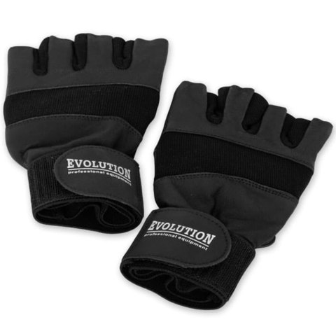 Rękawice fitness Evolution Standard czarne FR-11 Evolution