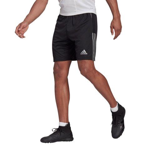 Spodenki męskie adidas Tiro Short Reflective Wording GQ1038 Adidas teamwear Spodenki męskie adidas Tiro Short Reflective Wording GQ1038 Adidas teamwear