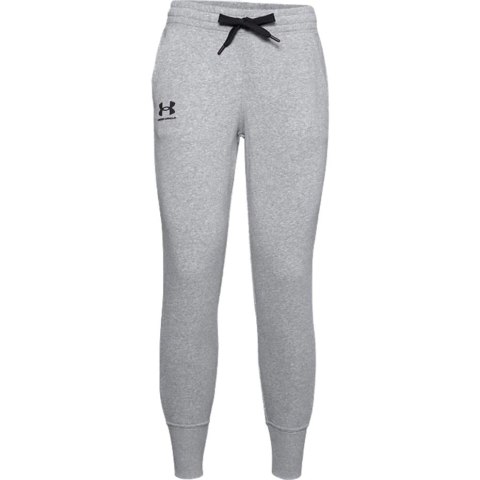 Spodnie damskie Under Armour Rival Fleece szary melanż 1356416 035 Under Armour Spodnie damskie Under Armour Rival Fleece szary melanż 1356416 035 Under Armour