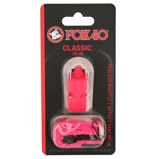 Gwizdek Fox 40 Classic Safety 115 dB różowy Fox40