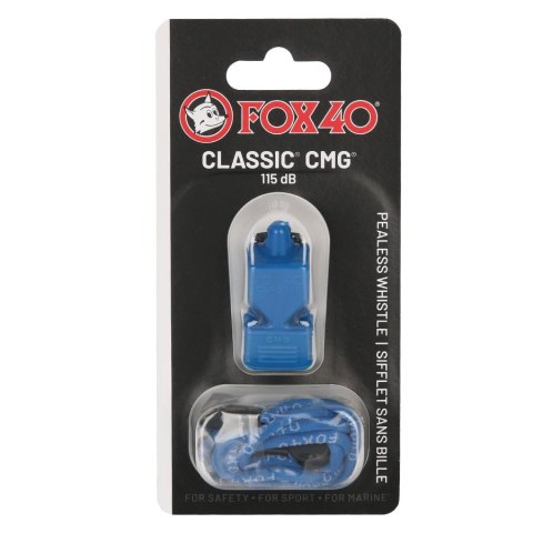 Gwizdek Fox 40 CMG Safety Classic 115 dB niebieski Fox40 Gwizdek Fox 40 CMG Safety Classic 115 dB niebieski Fox40