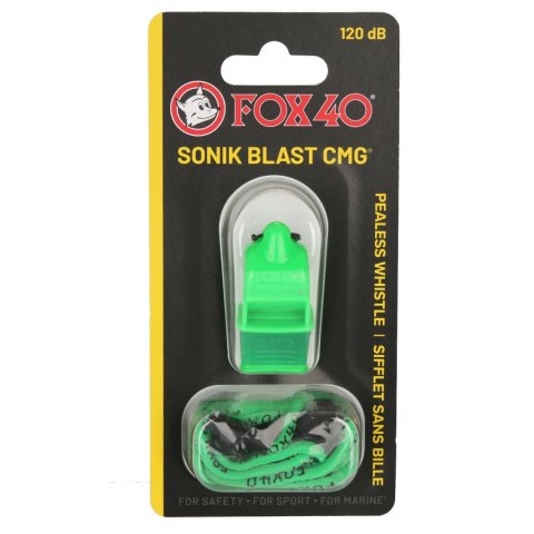 Gwizdek Fox40 CMG Sonik Blast 120 dB zielony Fox40 Gwizdek Fox40 CMG Sonik Blast 120 dB zielony Fox40