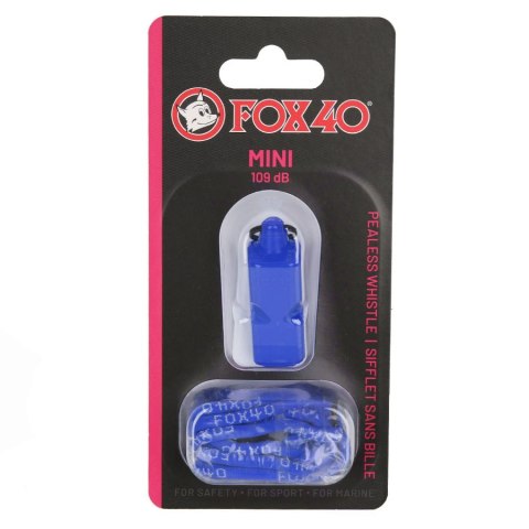 Gwizdek Fox 40 Mini Safety 109 dB niebieski Fox40