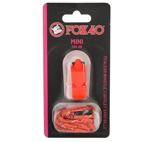 Gwizdek Fox 40 Mini Safety 109 dB pomarańczowy Fox40