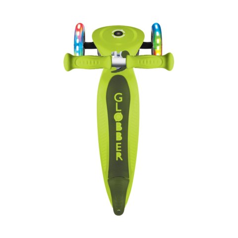Hulajnoga SMJ Globber 3-kołowa 432-106-3 Primo Foldable Lights limonkowa Smj Hulajnoga SMJ Globber 3-kołowa 432-106-3 Primo Foldable Lights limonkowa Smj
