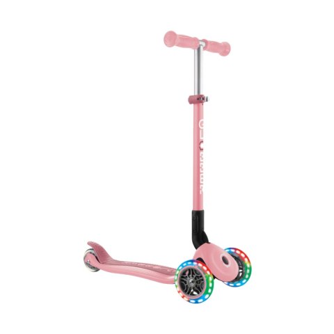 Hulajnoga SMJ Globber 3-kołowa 432-211-3 Primo Foldable Lights pastelowy róż Smj Hulajnoga SMJ Globber 3-kołowa 432-211-3 Primo Foldable Lights pastelowy róż Smj