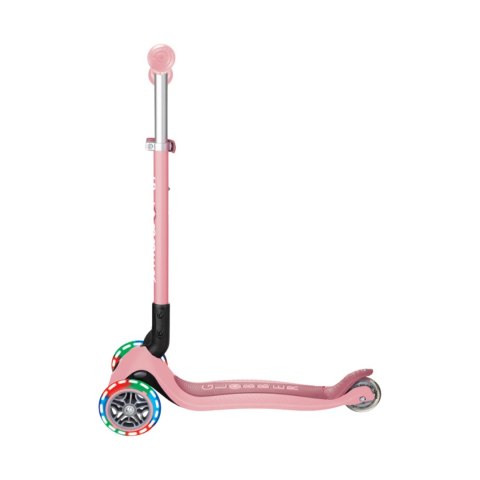 Hulajnoga SMJ Globber 3-kołowa 432-211-3 Primo Foldable Lights pastelowy róż Smj Hulajnoga SMJ Globber 3-kołowa 432-211-3 Primo Foldable Lights pastelowy róż Smj