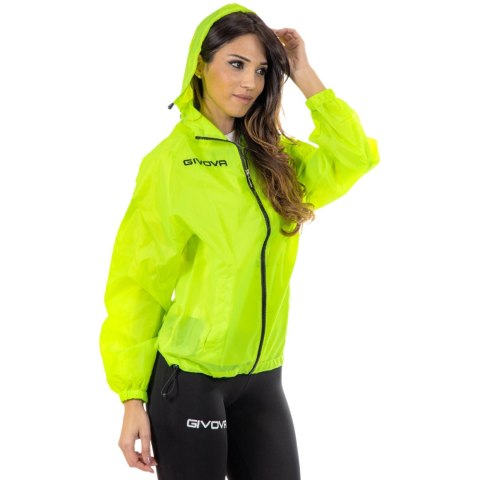 Kurtka Givova Rain Basico Fluo żółta RJ001 0019 Givova Kurtka Givova Rain Basico Fluo żółta RJ001 0019 Givova