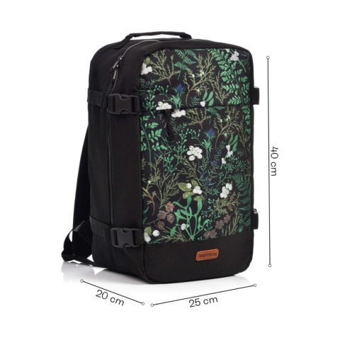 Plecak kabinowy Meteor Hermod 20 l Verdant czarno-zielony 16878 Meteor Plecak kabinowy Meteor Hermod 20 l Verdant czarno-zielony 16878 Meteor