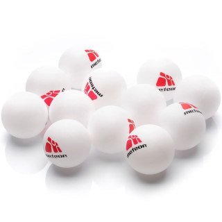 Zestaw 12 piłeczek do ping ponga Meteor białe 15026 Meteor