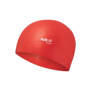 NQC JEDNOKOLOROWY CZERWONY CZEPEK SILIKONOWY DOTS NILS AQUA NILS AQUA