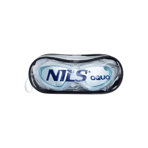 NQG280MAF BIAŁY JUNIOR OKULARKI/PÓŁMASKA NILS AQUA NILS AQUA