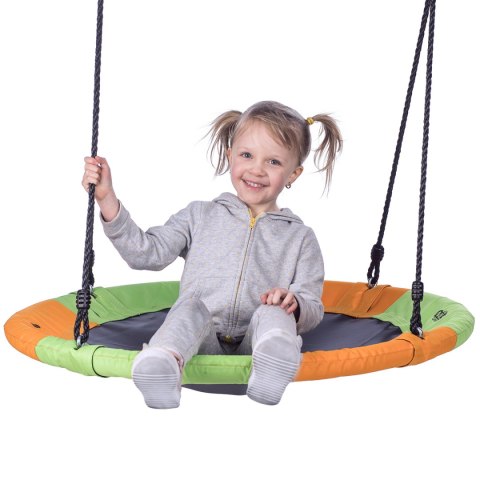 NB5003 BOCIANIE GNIAZDO HUŚTAWKA POMARAŃCZOWO ZIELONY ŚR.90 CM NILS NILS