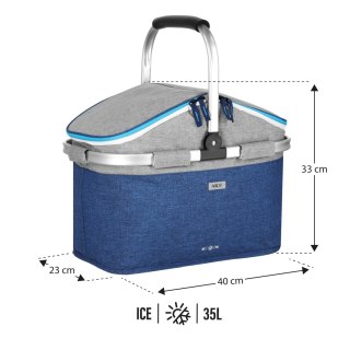 NC2901 TORBA TERMICZNA NIEBIESKA 35L NILS NILS