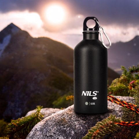 NC3801 BUTELKA TURYSTYCZNA 550ML CZARNA NILS CAMP NILS CAMP