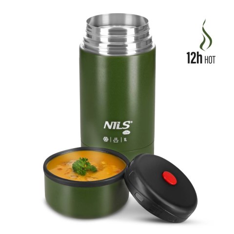 NC3802 TERMOS OBIADOWY 1000ML ZIELONY NILS CAMP NILS CAMP