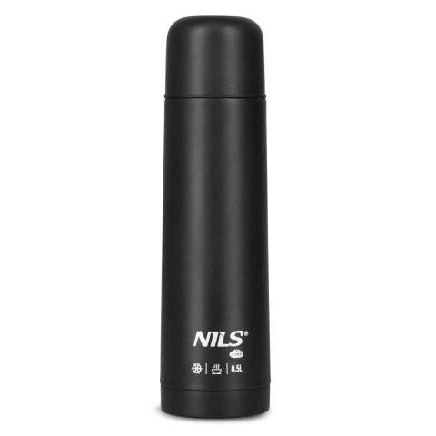 NC3803 TERMOS TURYSTYCZNY 500 ML CZARNY NILS CAMP NILS CAMP