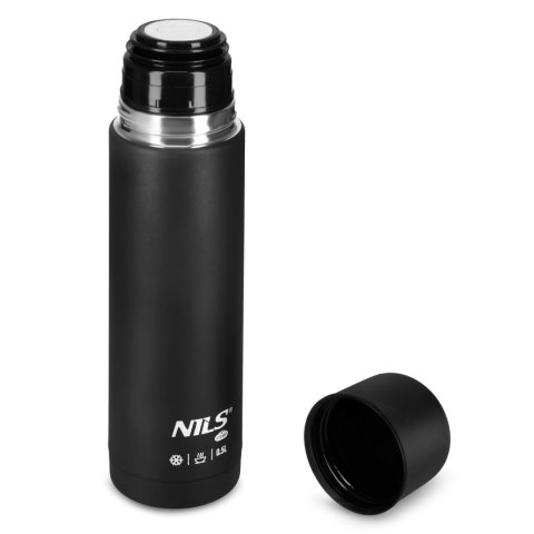 NC3803 TERMOS TURYSTYCZNY 500 ML CZARNY NILS CAMP NILS CAMP