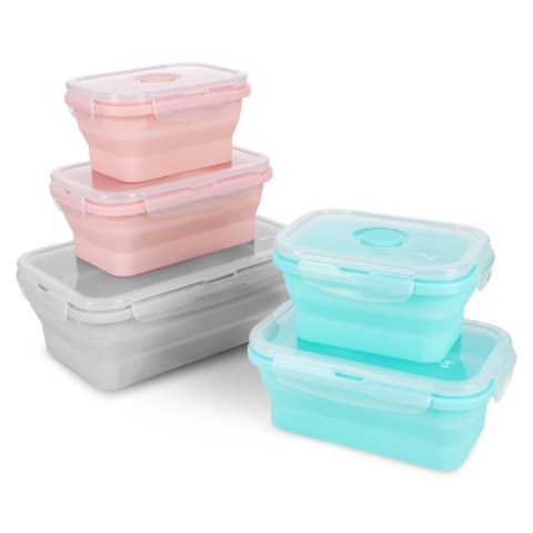 NC4105 POJEMNIK/LUNCH BOX SKŁADANY MIĘTOWY 355ML NILS CAMP NILS CAMP