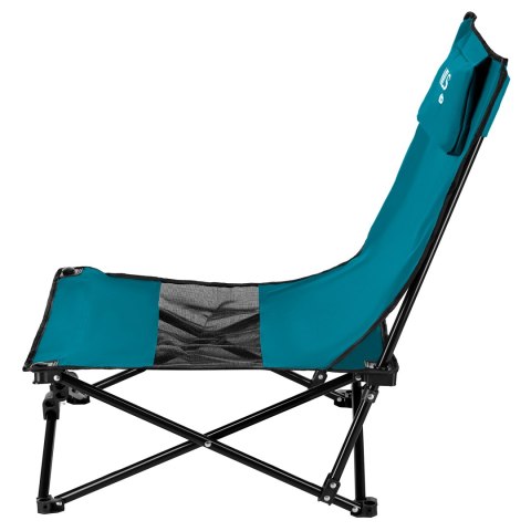 NC3306 KRZESŁO PLAŻOWE NIEBIESKO CZARNE NILS CAMP NILS CAMP