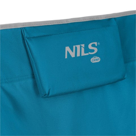 NC3306 KRZESŁO PLAŻOWE NIEBIESKO SZARE NILS CAMP NILS CAMP