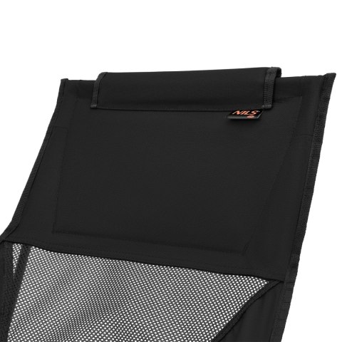 NC3321 KRZESŁO SKŁADANE ULTRALIGHT BLACK NILS CAMP NILS CAMP