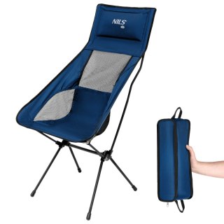 NC3322 KRZESŁO SKŁADANE ULTRALIGHT GRANATOWE NILS CAMP NILS CAMP