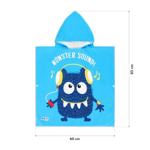 NAR20 RĘCZNIK PONCZO MONSTER NILS AQUA NILS AQUA