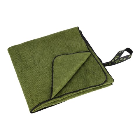 NCR15 RĘCZNIK Z MIKROFIBRY WOJSKOWY KHAKI 120x60 cm NILS CAMP NILS CAMP
