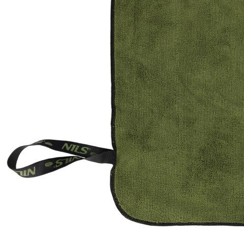 NCR15 RĘCZNIK Z MIKROFIBRY WOJSKOWY KHAKI 120x60 cm NILS CAMP NILS CAMP