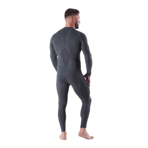BTK0060 KOSZULKA TERMOAKTYWNA SZARA MĘSKA 2XL/3XL RAGNAR NILS NILS