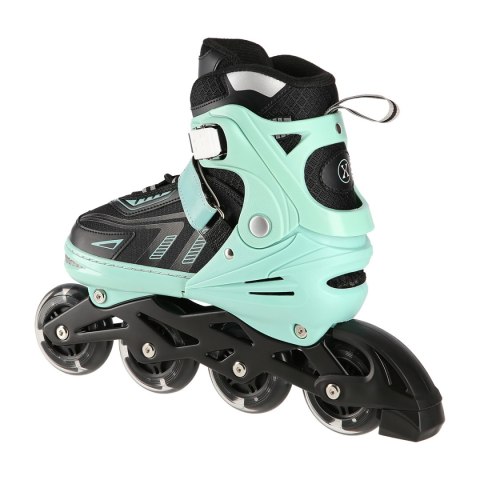 NA11230A MIĘTOWE LED ROZM. L(39-42) ŁYŻWOROLKI NILS EXTREME NILS EXTREME