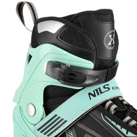 NA11230A MIĘTOWE LED ROZM. L(39-42) ŁYŻWOROLKI NILS EXTREME NILS EXTREME