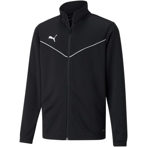 Bluza dla dzieci Puma teamRISE Training Poly Jacket Jr czarna 657393 03 Puma Bluza dla dzieci Puma teamRISE Training Poly Jacket Jr czarna 657393 03 Puma