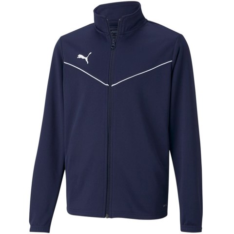 Bluza dla dzieci Puma teamRISE Training Poly Jacket Jr granatowa 657393 06 Puma Bluza dla dzieci Puma teamRISE Training Poly Jacket Jr granatowa 657393 06 Puma