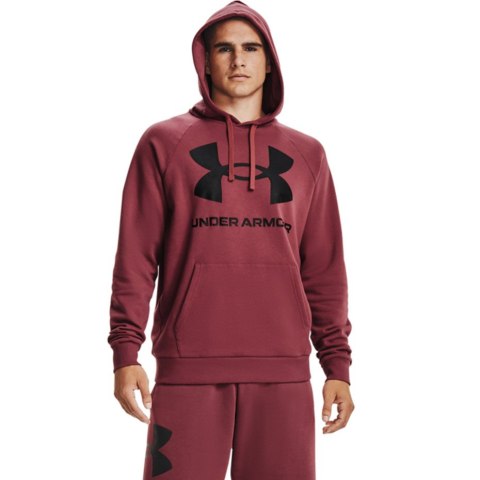 Bluza męska Under Armour Rival Fleece Big Logo HD burgund 1357093 652 Under Armour Bluza męska Under Armour Rival Fleece Big Logo HD burgund 1357093 652 Under Armour