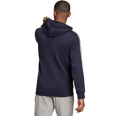 Bluza męska adidas Essentials Full-Zip Hoodie granatowa GK9053 Adidas Bluza męska adidas Essentials Full-Zip Hoodie granatowa GK9053 Adidas