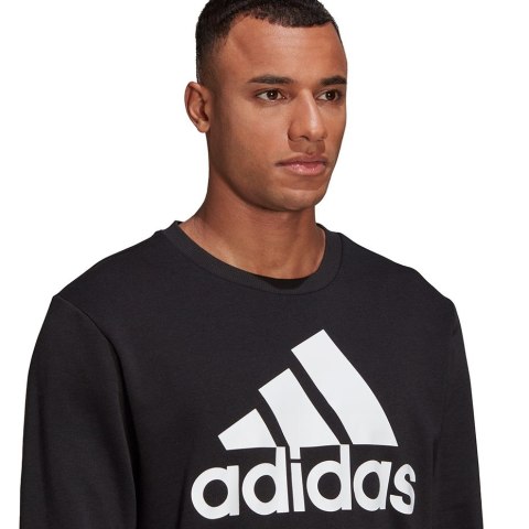 Bluza męska adidas Essentials Sweatshirt czarna GK9076 Adidas Bluza męska adidas Essentials Sweatshirt czarna GK9076 Adidas